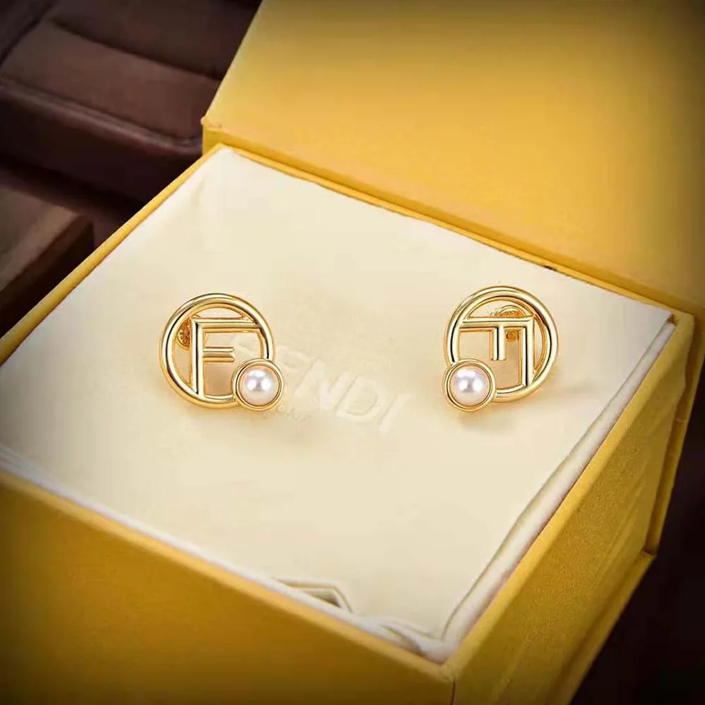 Fendi F is Fendi Earrings Gold for Women in colored