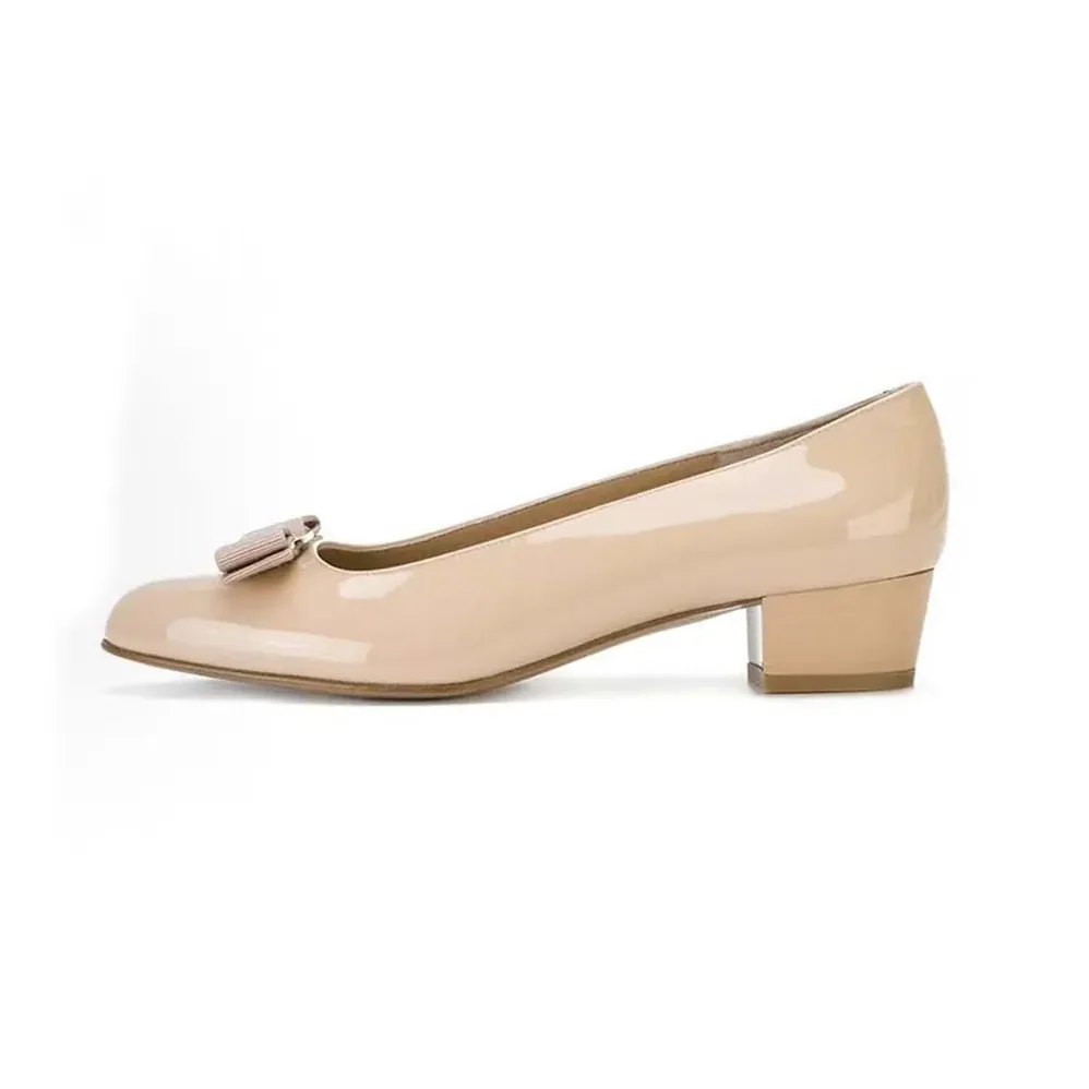 Salvatore Ferragamo Vara Pump 3cm Heel for Women in Sandy Salvatore Ferragamo Vara Pump 3cm Heel for Women in Sandy