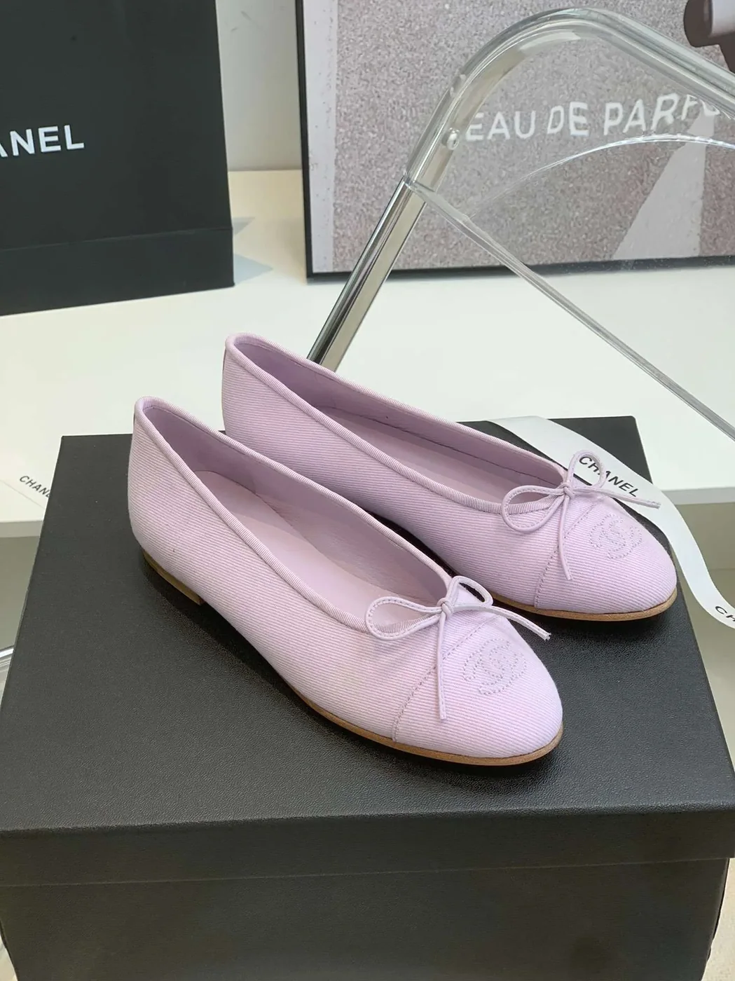 Chanel Ballet Flats Purple Chanel Ballet Flats Purple