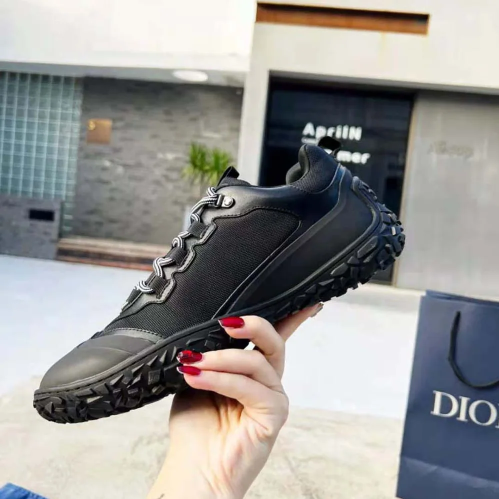 Dior Diorizon Hiking Shoe Purple Technical Mesh with Black Rubber for Men