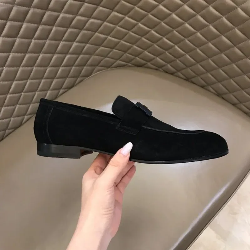 Hermes Paris Loafers Black