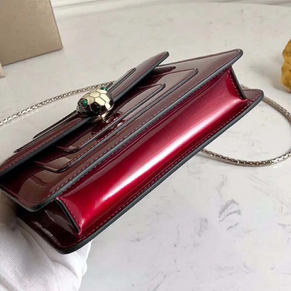 Bvlgari Serpenti Forever Flap Cover for Women in Red Bvlgari Serpenti Forever Flap Cover for Women in Red
