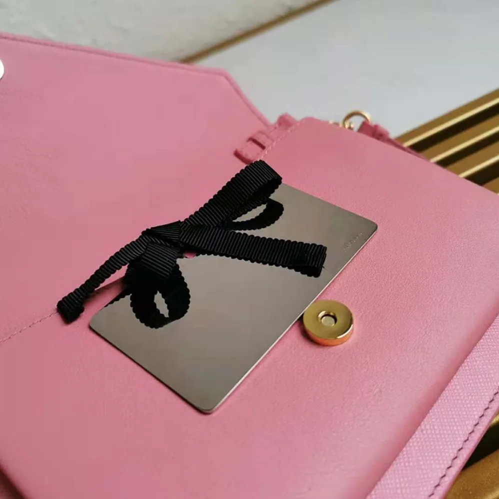 Prada Ladies Saffiano Leather Mini Bag in Pink