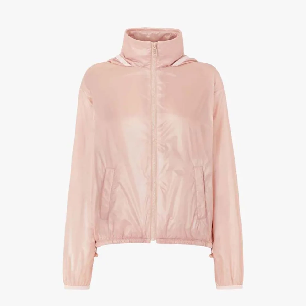 Fendi Pink Nylon Windbreaker for Women in Pink Fendi Pink Nylon Windbreaker for Women in Pink