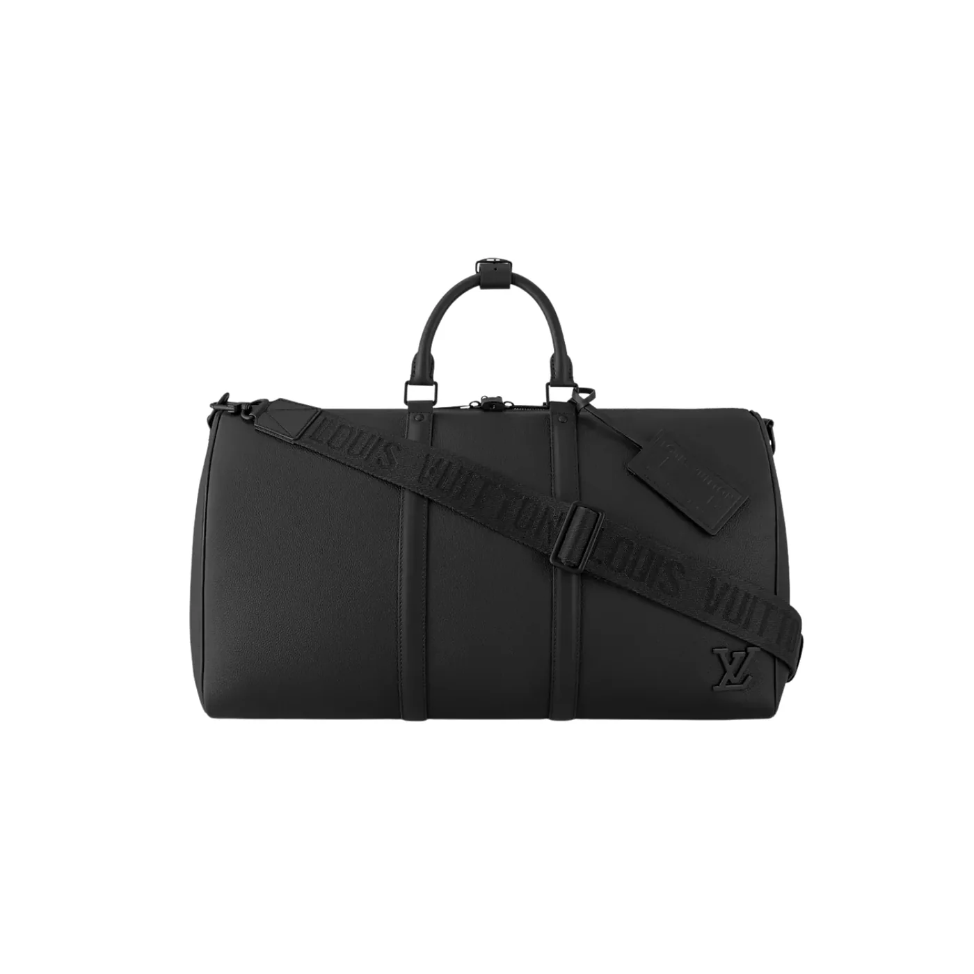 Louis Vuitton Keepall Bandouliere 50 Crossbody Bag in Black Palladium Hardware Louis Vuitton Keepall Bandouliere 50 Crossbody Bag in Black Palladium Hardware