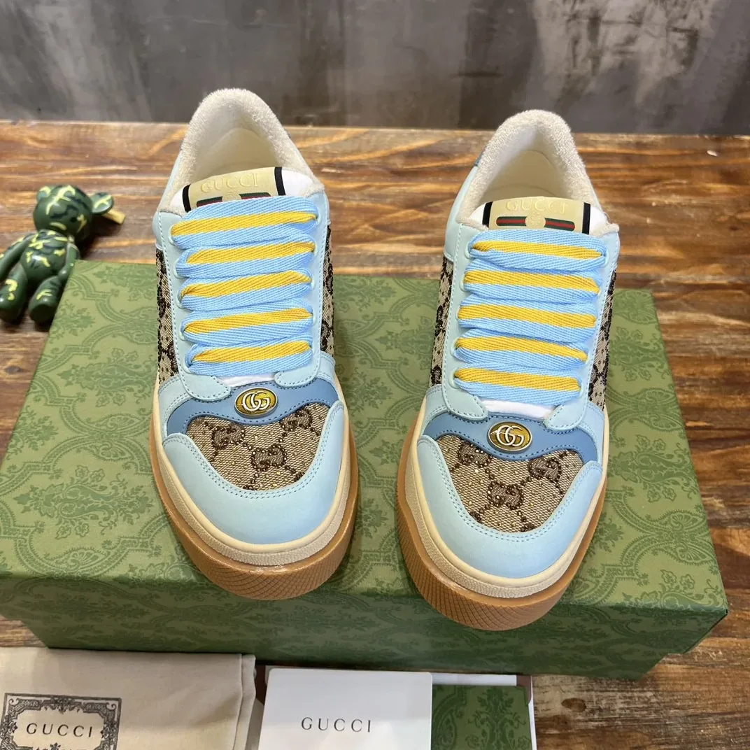 Gucci Screener GG Sneaker Light Blue