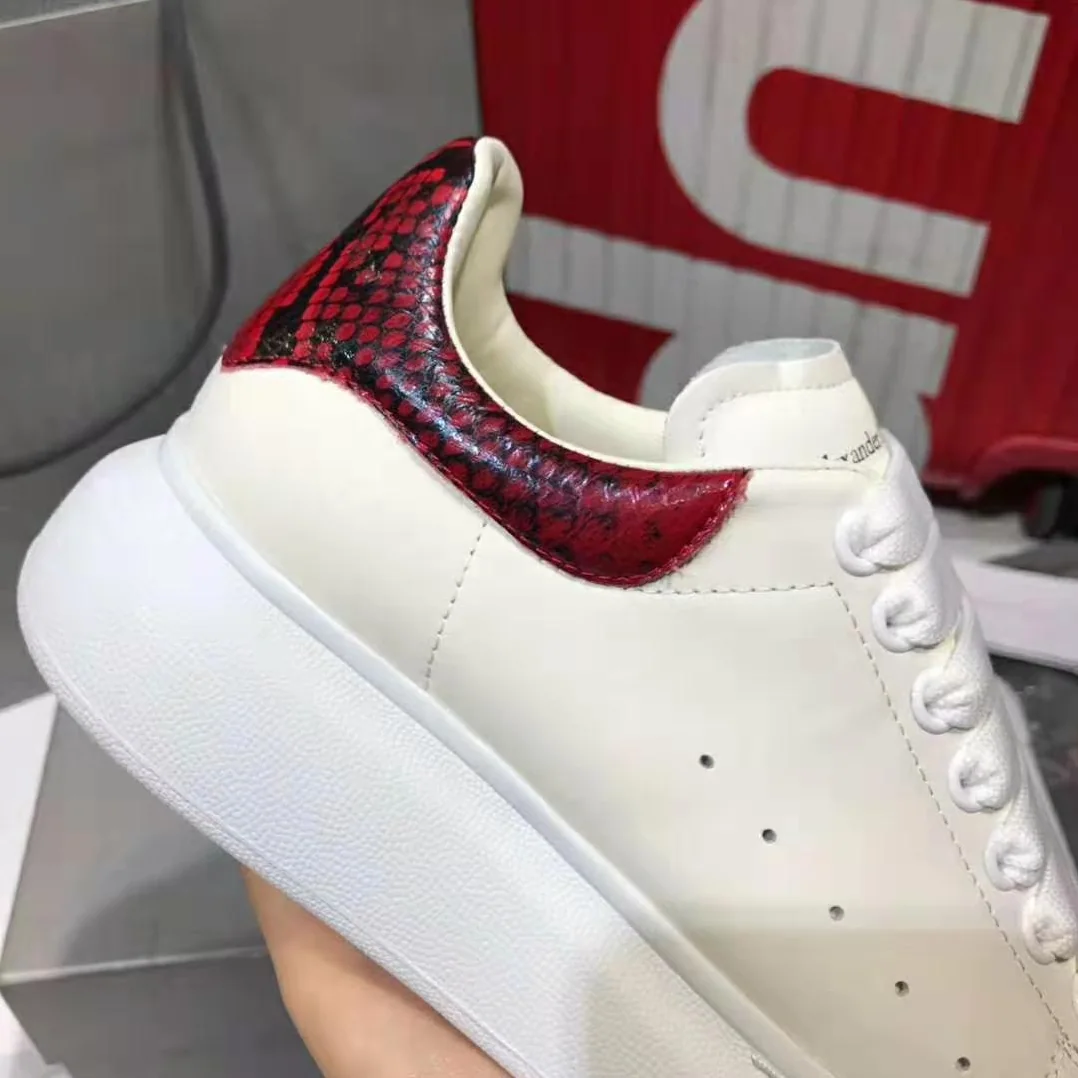 Alexander Mcqueen Oversized Sneaker White Smooth Calfskin Leather Sneaker for Men Alexander Mcqueen Oversized Sneaker White Smooth Calfskin Leather Sneaker for Men
