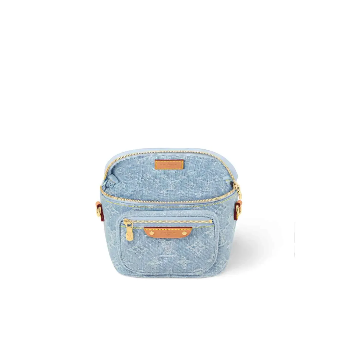 Louis Vuitton Mini Bumbag / Sky Blue Denim Gold Hardware Louis Vuitton Mini Bumbag / Sky Blue Denim Gold Hardware