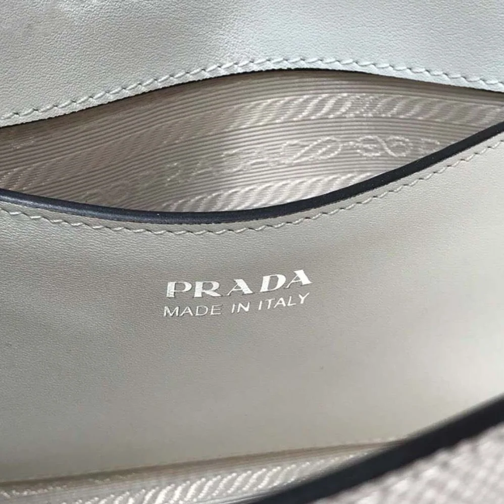 Prada Monochrome Saffiano Leather Bag for Women in Beige Prada Monochrome Saffiano Leather Bag for Women in Beige
