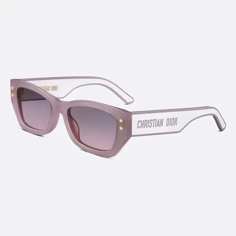 Dior DiorPacific S2U Lilac Rectangular Sunglasses for Unisex Dior DiorPacific S2U Lilac Rectangular Sunglasses for Unisex