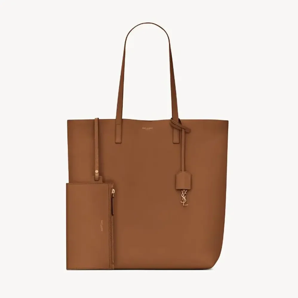 Saint Laurent YSL Shopping Saint Laurent in Leather for Women in Brown Saint Laurent YSL Shopping Saint Laurent in Leather for Women in Brown