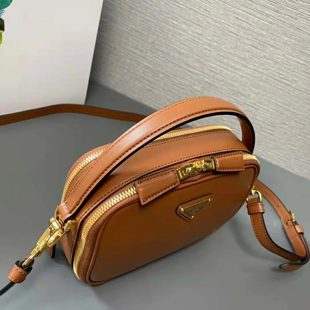 Prada Odette Leather Mini-bag for Women in Brown Prada Odette Leather Mini-bag for Women in Brown