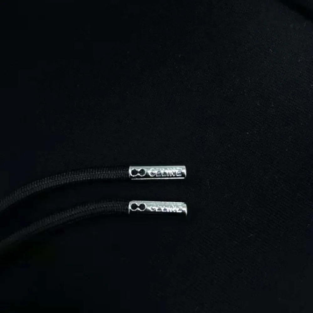Celine Loose Sweatshirt in Cotton Fleece with Studs for Men in Black Celine Loose Sweatshirt in Cotton Fleece with Studs for Men in Black
