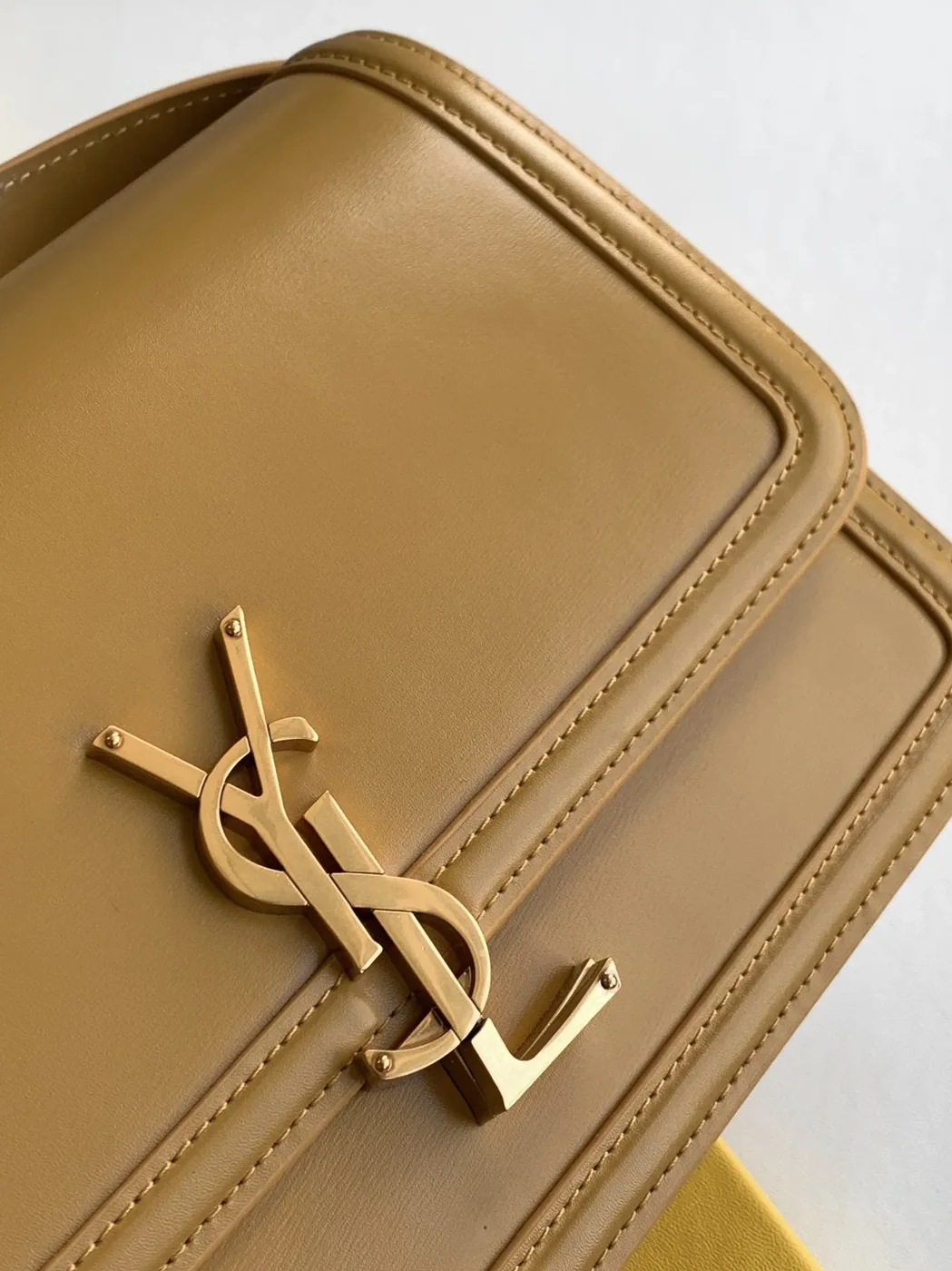 Saint Laurent Solferino Medium Satchel Bag In Box Brown in YSL