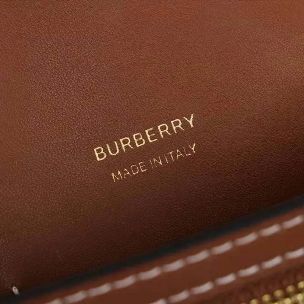Burberry Cotton Canvas and Leather Robin Bag for Women