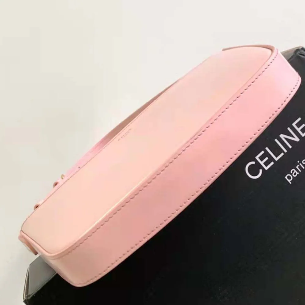 Celine Small Boston Cuir Triomphe in Smooth Calfskin for Women in Pink Celine Small Boston Cuir Triomphe in Smooth Calfskin for Women in Pink