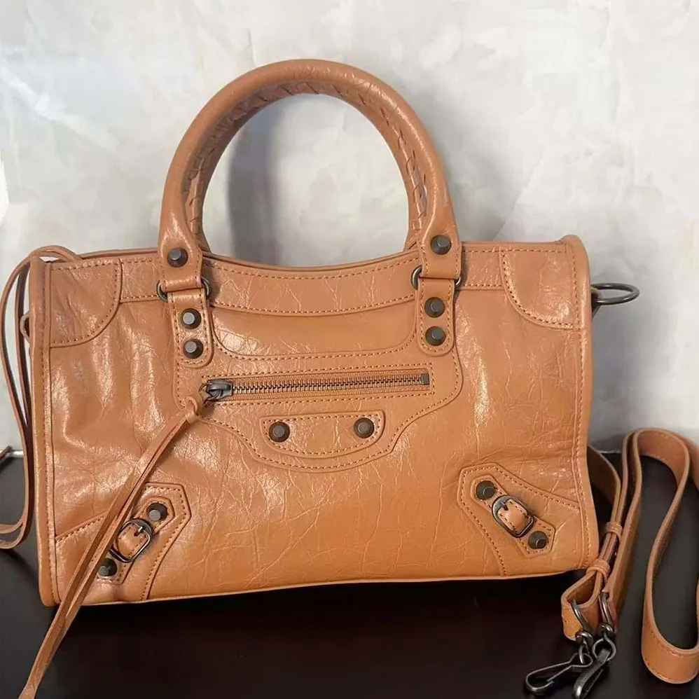 Balenciaga Le City Small Bag Metallized in Brown for Women Balenciaga Le City Small Bag Metallized in Brown for Women
