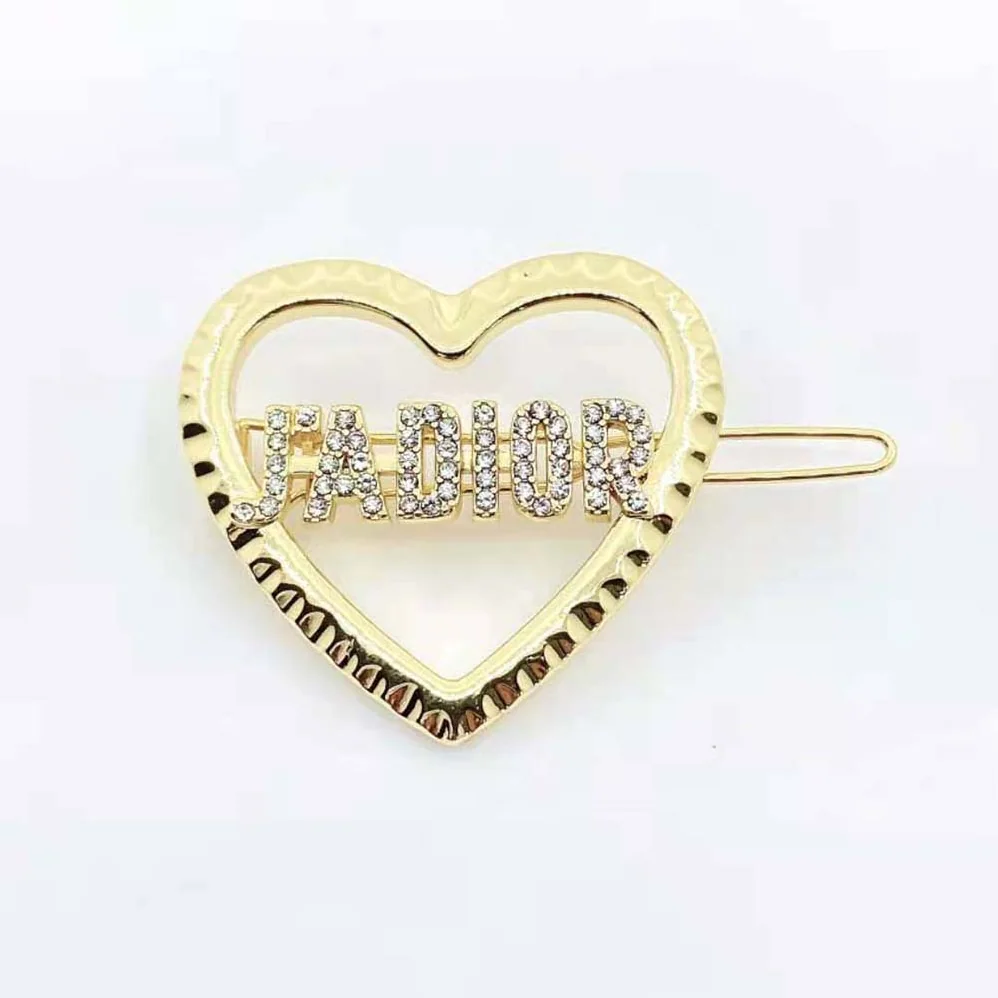 Dior Jadior Brooch Gold-Finish Metal and White Crystals for Women