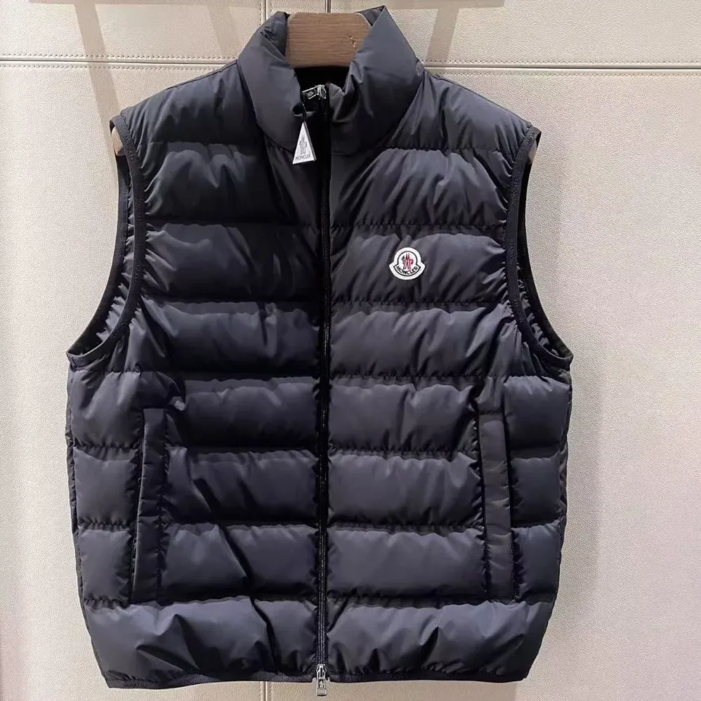 Moncler Rocoque Down Gilet for Men in Black Moncler Rocoque Down Gilet for Men in Black