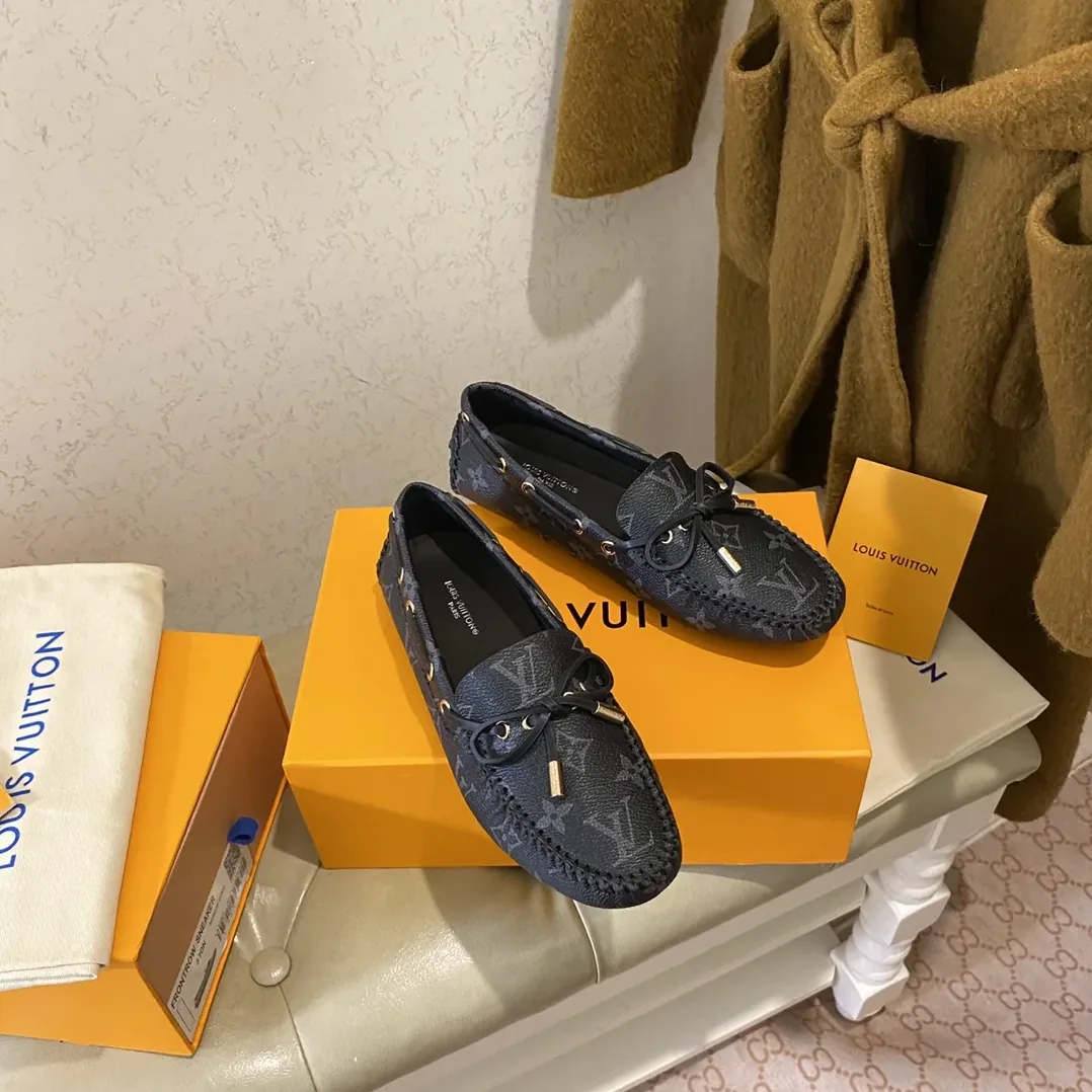 Louis Vuitton Gloria Flat Loafer Brown Louis Vuitton Gloria Flat Loafer Brown