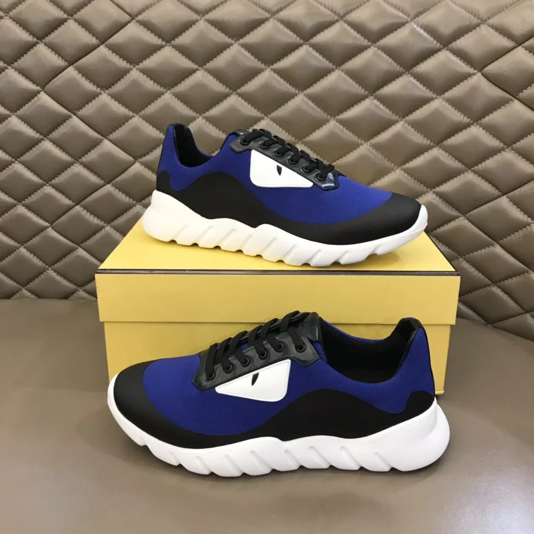 Fendi Force Black in Blue Sneakers