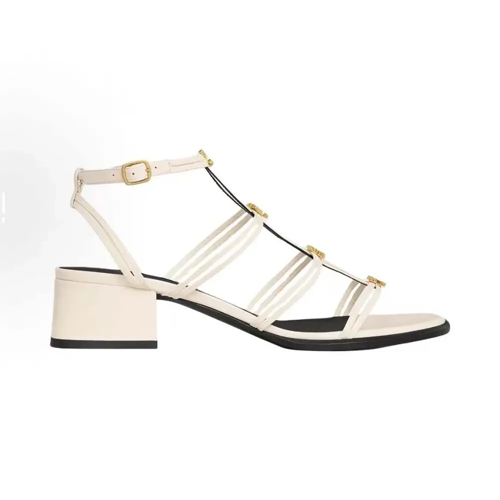Celine Clemence Multi Triomphe Sandal in Lambskin for Women