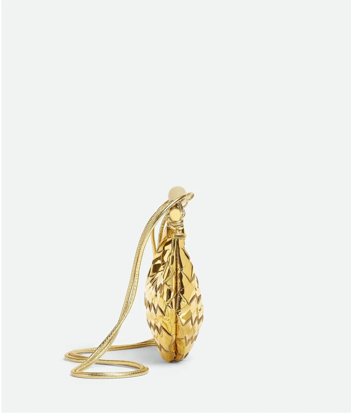 Bottega Veneta Mini Sardine Gold Bag - 7.9 Inches/ Bottega Veneta Mini Sardine Gold Bag - 7.9 Inches/