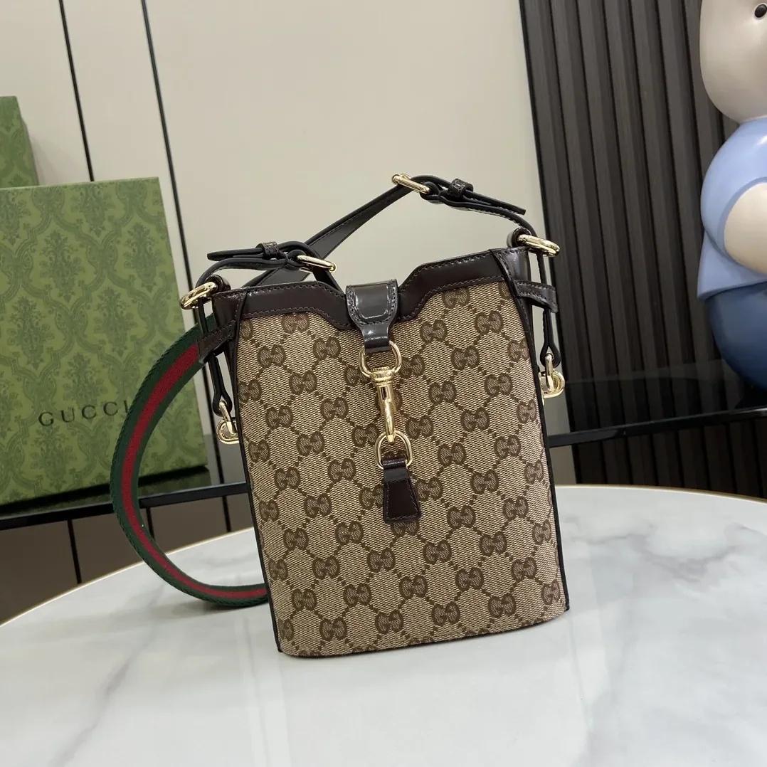 Gucci Original GG Small Bucket Bag Beige / Gucci Original GG Small Bucket Bag Beige /