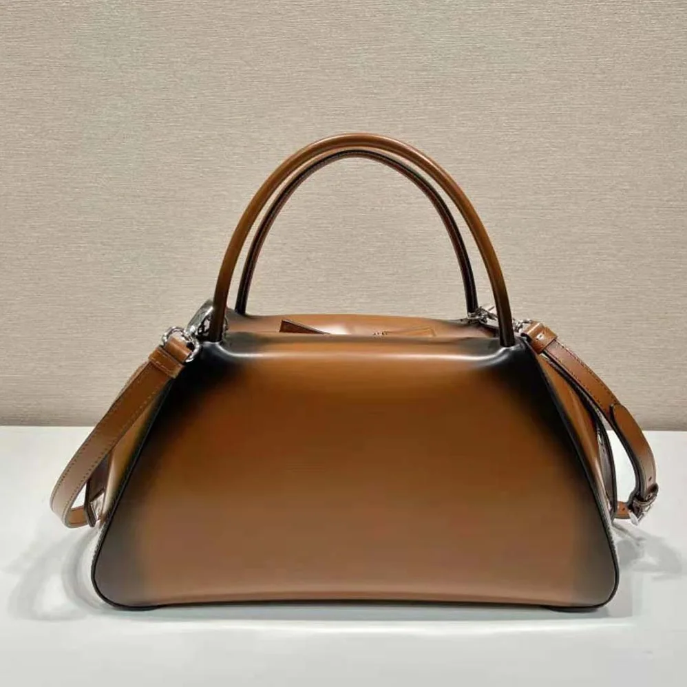 Prada Medium Brushed Leather Prada Supernova Handbag for Women in Brown Prada Medium Brushed Leather Prada Supernova Handbag for Women in Brown