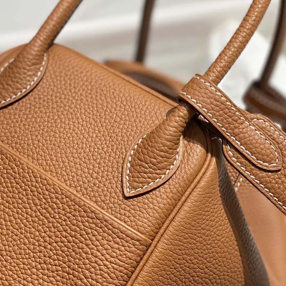 Hermes Lindy 26 in Clemence Leather for Women in Brown Hermes Lindy 26 in Clemence Leather for Women in Brown
