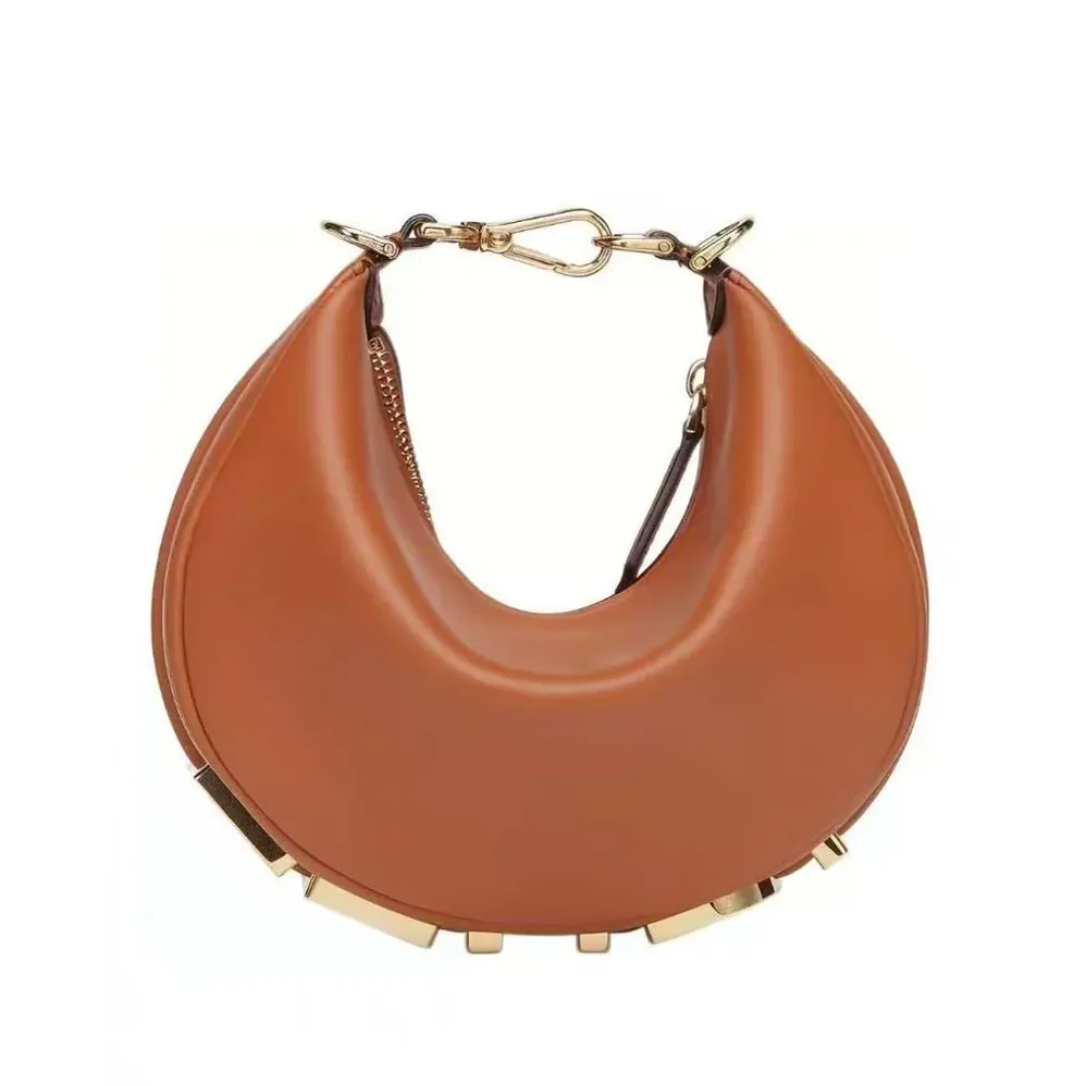 Fendi Fendigraphy Mini Brown Leather Mini for Women in bag Fendi Fendigraphy Mini Brown Leather Mini for Women in bag