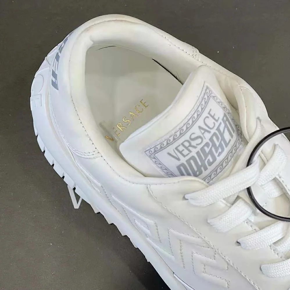 Versace Greca Odissea Sneakers for Men in White