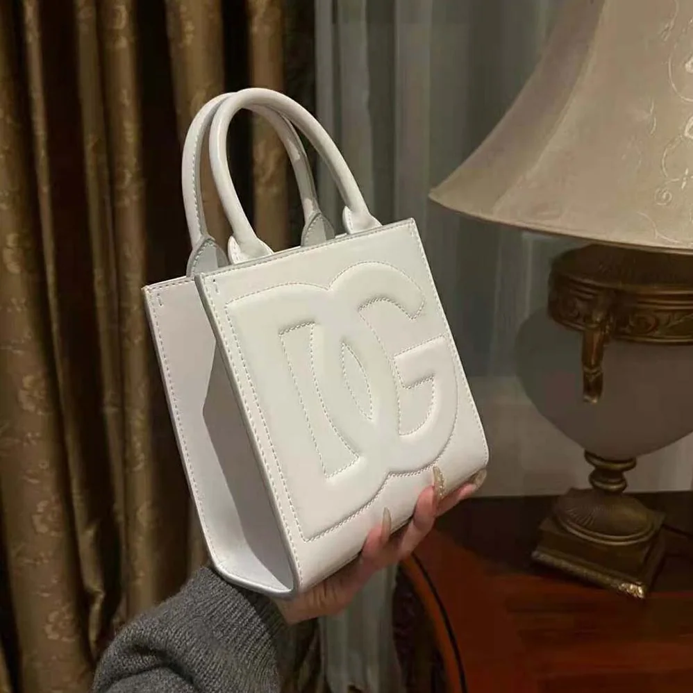 Dolce Gabbana D&G DG Daily Mini Shopper for Women in White Dolce Gabbana D&G DG Daily Mini Shopper for Women in White