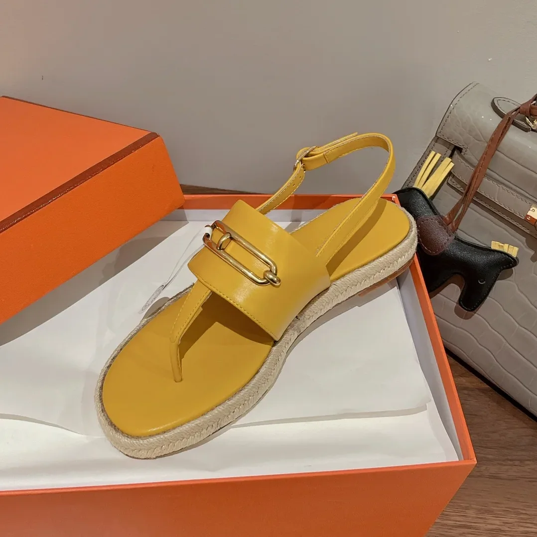 Hermes Eloise Espadrille Yellow Hermes Eloise Espadrille Yellow