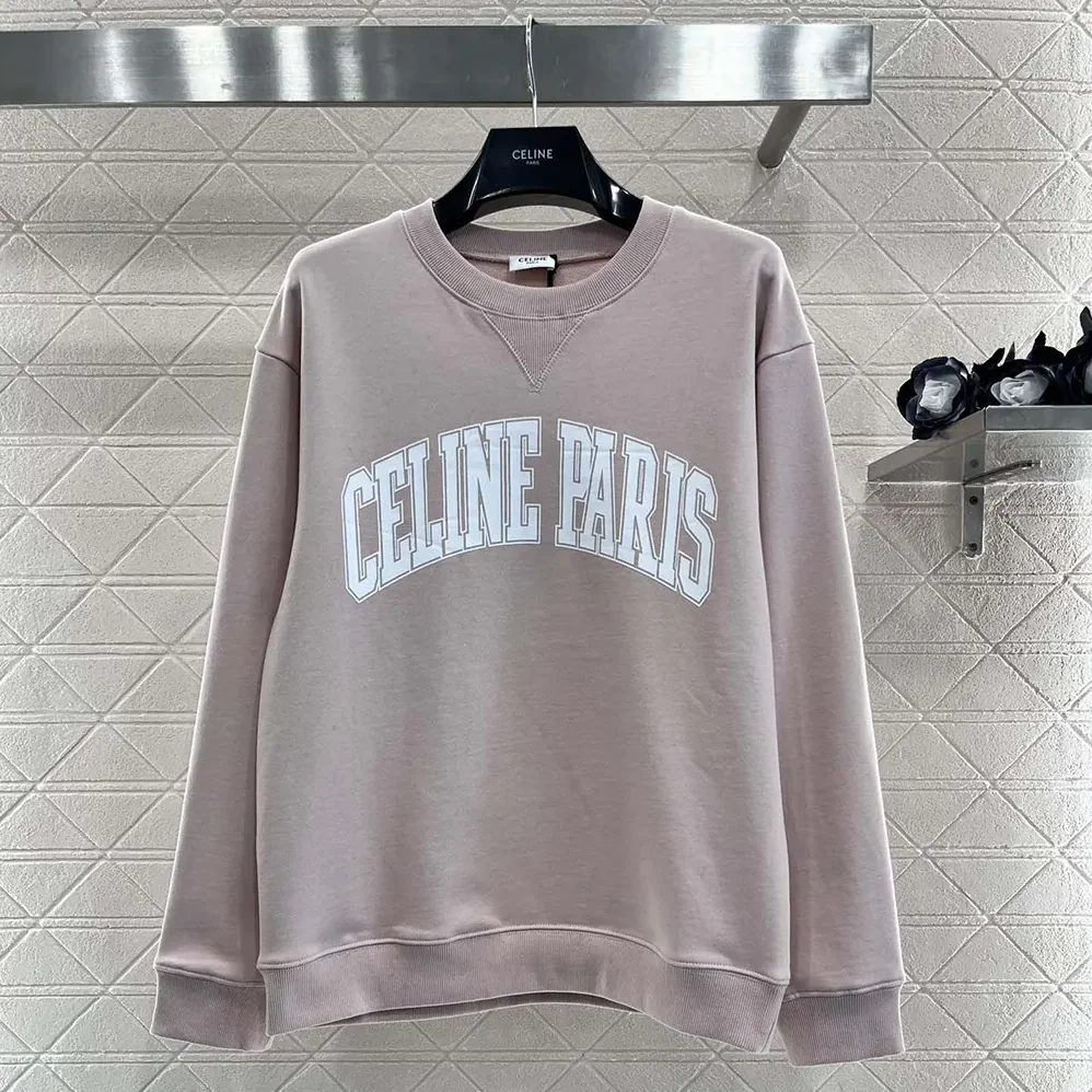 Celine Oversized Celine Sweatshirt in Cotton Fleece for Men Celine Oversized Celine Sweatshirt in Cotton Fleece for Men