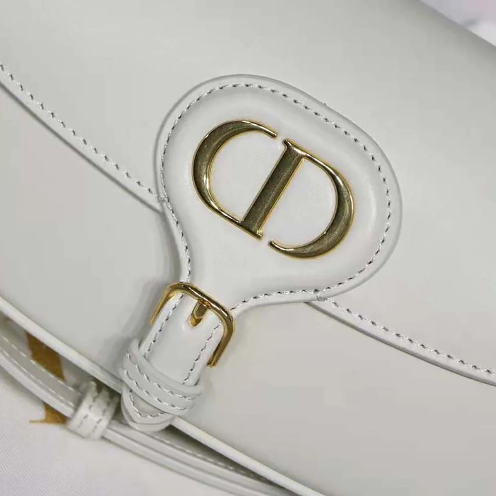 Dior Bobby East-West Bag Box Calfskin for Women in White Dior Bobby East-West Bag Box Calfskin for Women in White