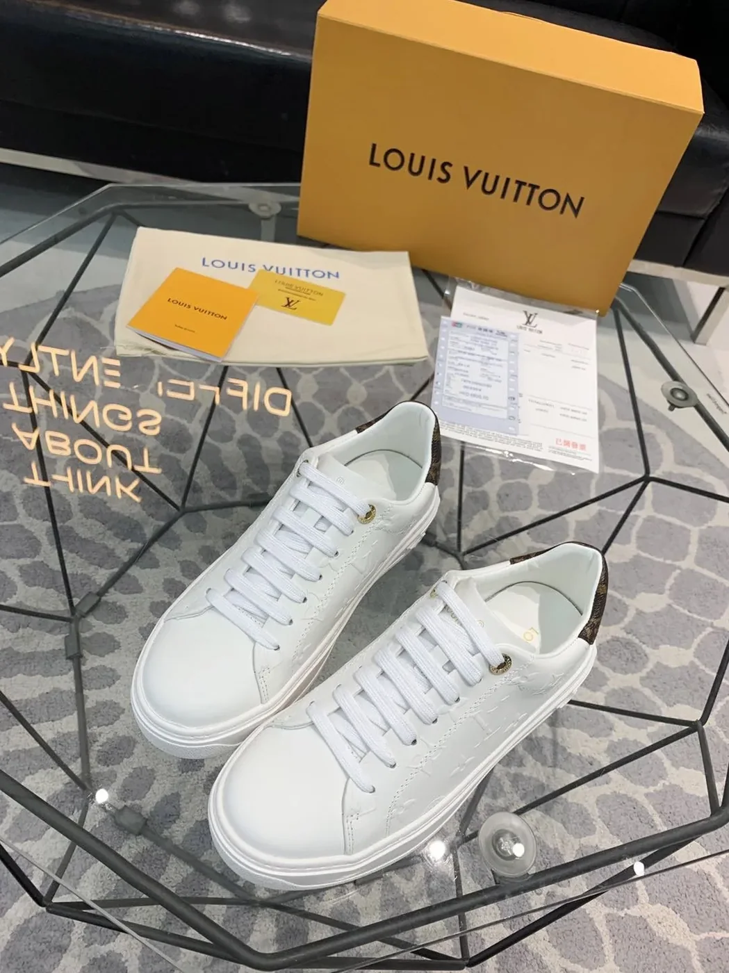 Louis Vuitton Time Out Sneaker White LV 1AAE5O