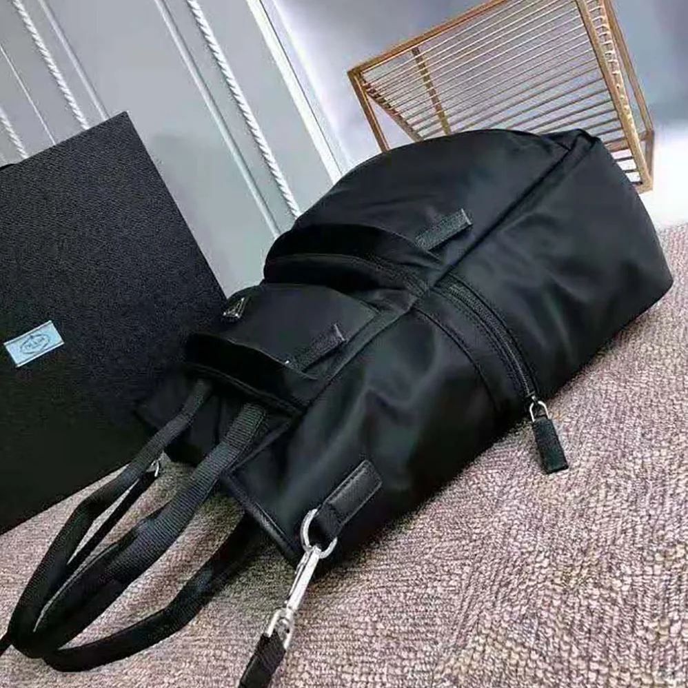 Prada Nylon Tote Bag for Men in Black Prada Nylon Tote Bag for Men in Black