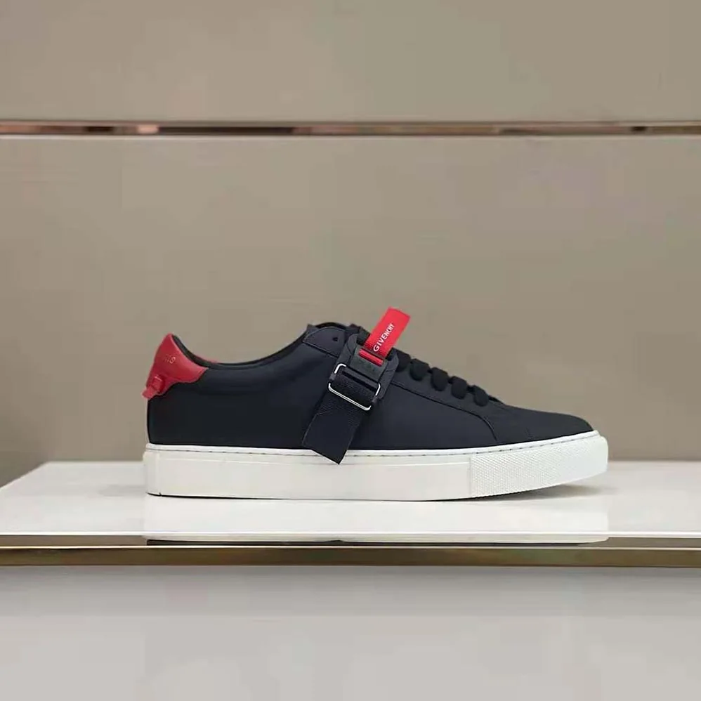 Givenchy Sneakers in Leather with Strap for Men in Black