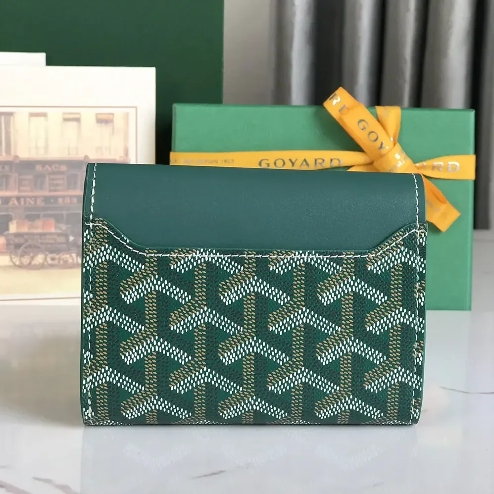 Goyard Saint Gabrie Wallet for Unisex in Green Goyard Saint Gabrie Wallet for Unisex in Green
