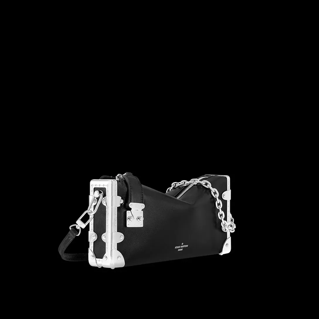 Louis Vuitton Slim Trunk Black Bag 9 Inches/ Louis Vuitton Slim Trunk Black Bag 9 Inches/