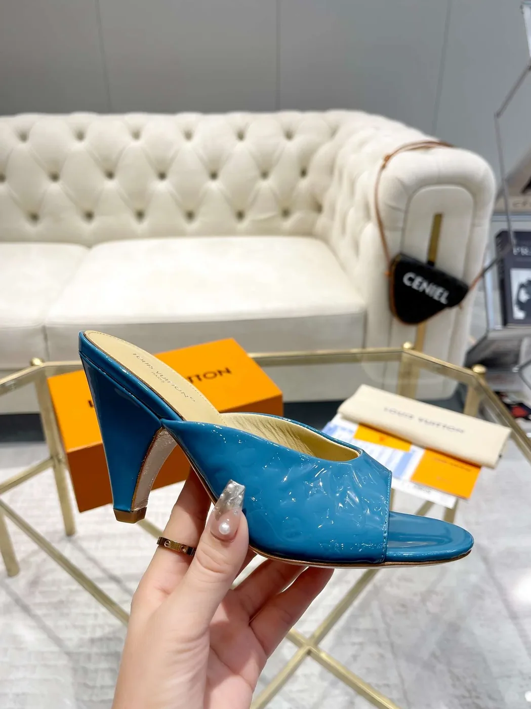 Louis Vuitton Super Mule Blue Louis Vuitton Super Mule Blue