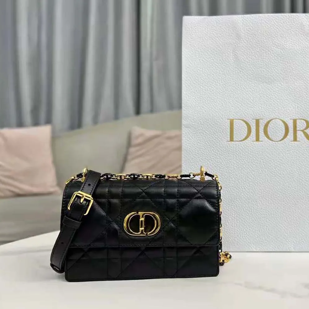 Dior Miss Caro Mini Bag Caramel Black Macrocannage Lambskin for Women Dior Miss Caro Mini Bag Caramel Black Macrocannage Lambskin for Women
