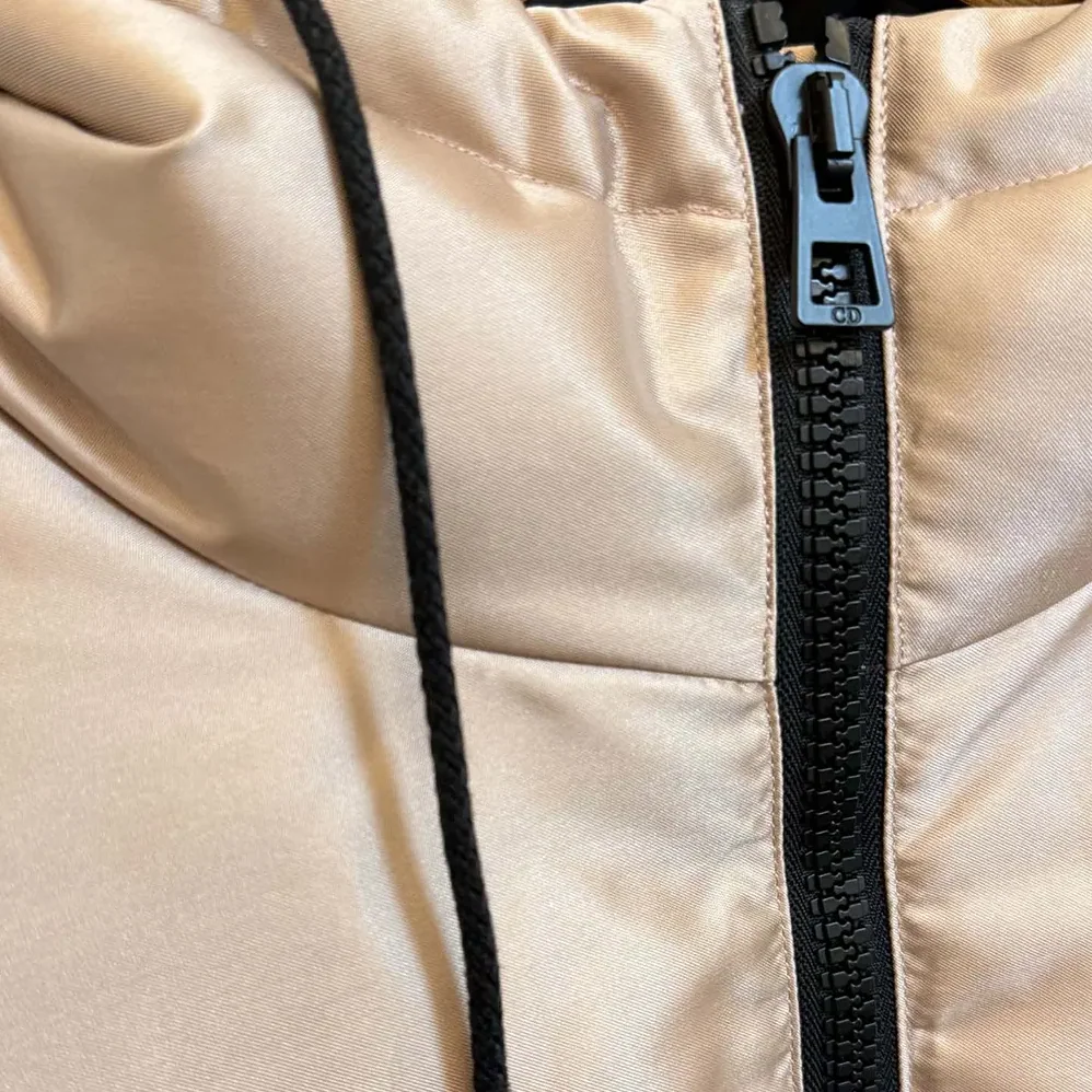 Dior DiorAlps Hooded Cropped Puffer Jacket Pink Quilted Technical Fabric for Women