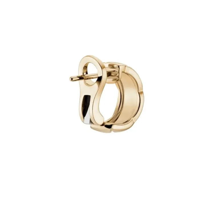 Chanel Coco Crush Earrings Beige Gold