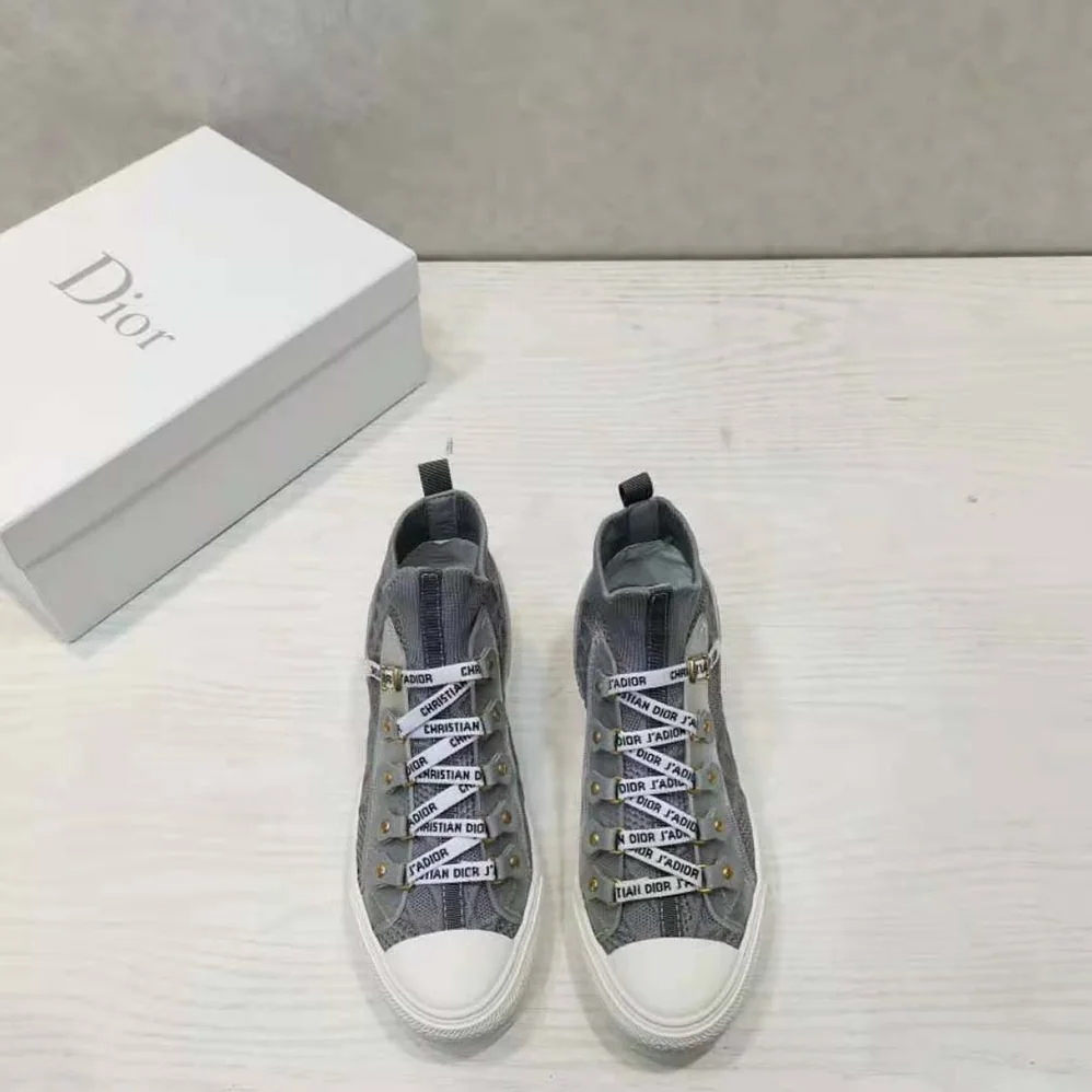 Dior Walk'n'dior Sneaker Silver Cannage Technical Mesh for Women Dior Walk'n'dior Sneaker Silver Cannage Technical Mesh for Women