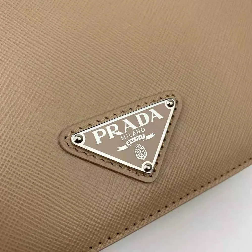 Prada Nylon and Saffiano Leather Shoulder Bag for Women in Pink
