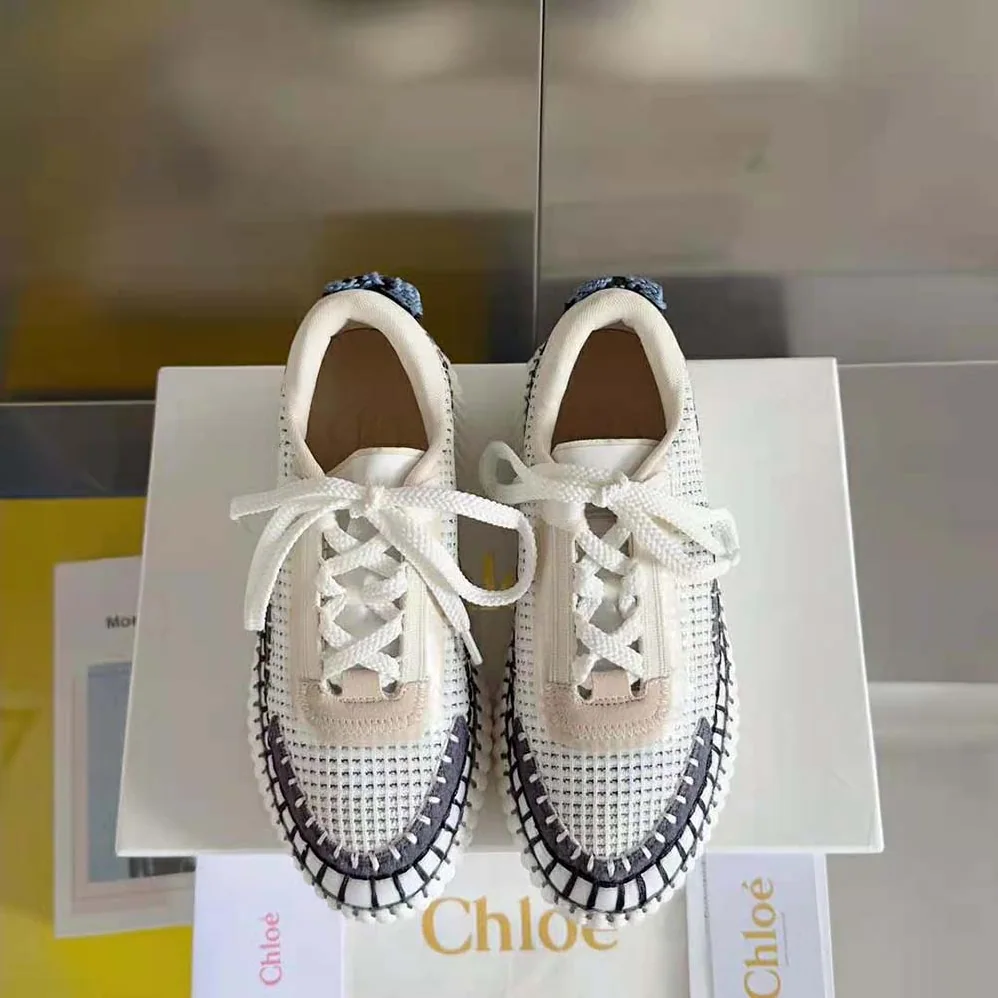 Chloe Nama Sneaker for Unisex in Blue Chloe Nama Sneaker for Unisex in Blue
