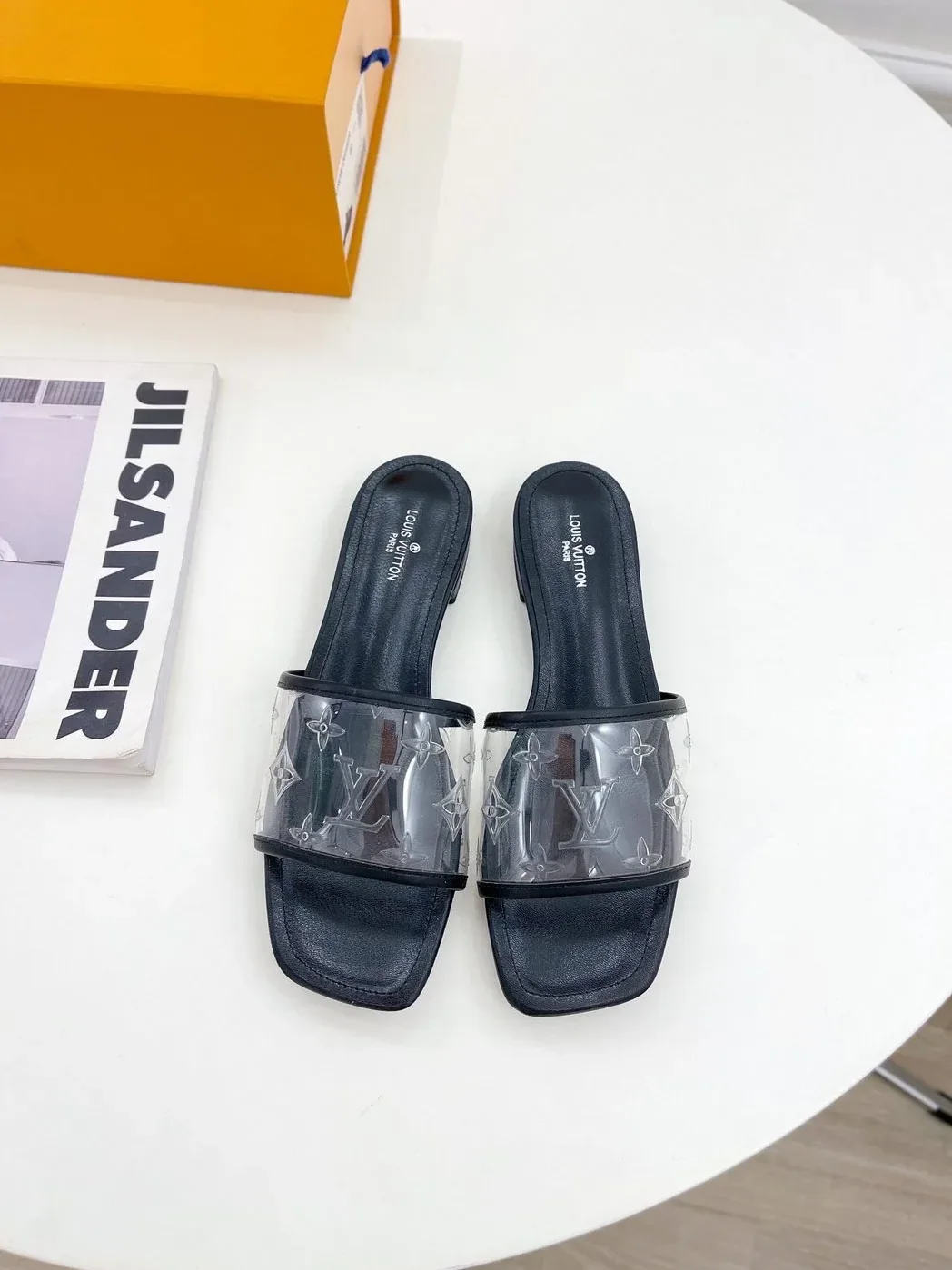 Louis Vuitton Revival Flat Mule Black for Women