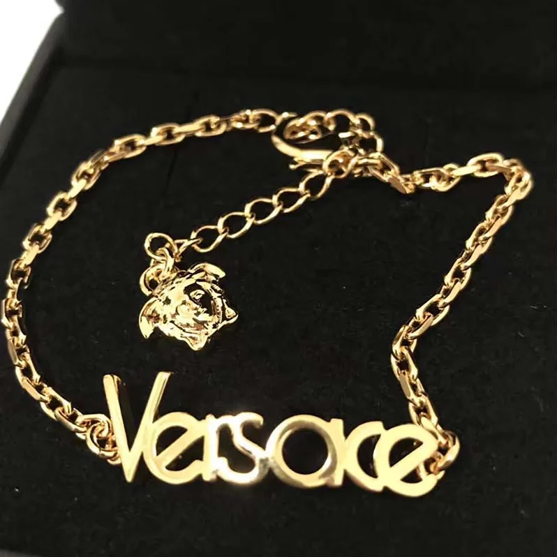 Versace Vintage Versace Logo Bracelet for Unisex Versace Vintage Versace Logo Bracelet for Unisex